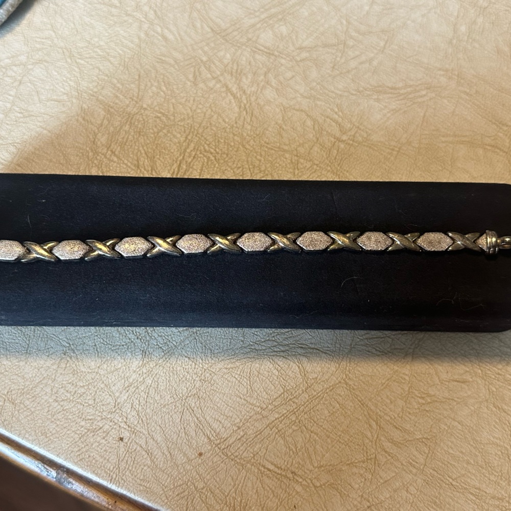 QVC Illustra 8” sterling silver bracelet